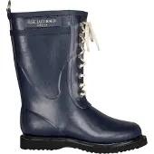 Ilse jacobsen Bottes en caoutchouc bleu nuit / or
