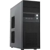 Chieftec Boîtier informatique CQ-01B-U3-OP Midi Tower Noir
