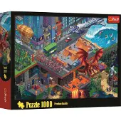 Trefl Puzzle Pixel City - 1000 pièces