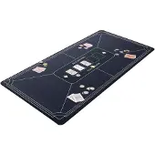 Engelhart Tapis de poker bleu 118x59cm