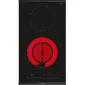 Bosch Serie 6 PKF375FP2E plaque Noir Intégré 30 cm Céramique 2 zone(s)