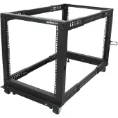 StarTech.com 12U Adjustable Depth Open Frame 4 Post Server Rack - rack pour relais (4 pôles) - 12U