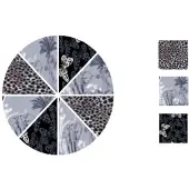 Isotoner Parapluie 4 sections automatique Patchwork Animal