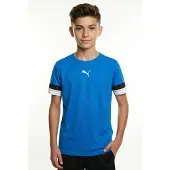 Puma T-Shirt fonctionnel 'TeamRISE' bleu roi / noir / blanc