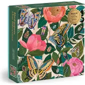 Sonstige Verlage Puzzle métallisé 1000 pièces « Entre les fleurs »