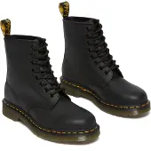 Dr. Martens Bottes à lacets '1460' jaune / noir