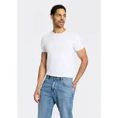 HUGO T-Shirt 'Round' noir / blanc