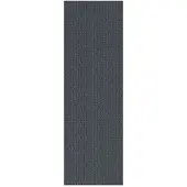 vidaXL Tapis de sol Gris 80 x 200 cm Tissu