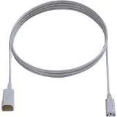 Bachmann Câble de raccordement pour appareils froids (2 m), Câble d'alimentation, Gris