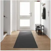 vidaXL Tapis de sol gris foncé 80 x 500 cm 100% polypropylène