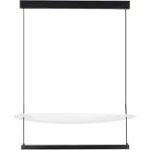 Lyora Suspension Diona Ø 80cm noir avec blanc 2700K