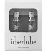 Uberlube Lubrifiant Silicone Good-To-Go Recharges 2 pièces