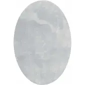 vidaXL Tapis ovales HUARTE Gris 140 x 200 cm 100 % polyester