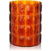 Kartell Matelasse' Vase Black Glossy