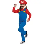 Super Mario Déguisement Super Mario De Luxe Junior Nintendo