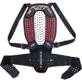 Alpinestars Protecteur dorsal Nucleon Plasma Noir/Blanc/Rouge XL homme