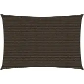 vidaXL Voile d'ombrage 160 g/m² Marron 2x4 m PEHD