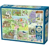 Cobble Hill Puzzle Oiseaux de Jardin au Printemps - 500 à 999 pièces