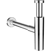 Laufen Siphon, DN32, chromé, avec tube découlement rallongé, H8939470000001