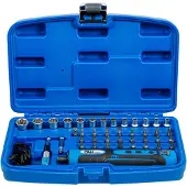 Bgs Tournevis sans fil, y compris jeu d'embouts et de douilles 41 pièces - 70209