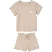 Adidas Originals Set 'SHORT TEE' kaki / blanc