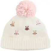 Next Bonnet crème / marron / moka / rose