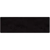 vidaXL Tapis noir 80 x 500 cm 100% polypropylène Tuft