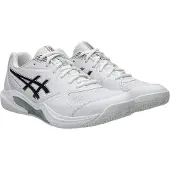 Asics pour homme. 1041A547 Chaussures GEL-Dedicate 9 Clay blanc (42), Tissu, Plat, Lacets, Casuel, Sport