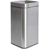 MAUL Poubelle MAULprime 25 l en acier inoxydable 25,1 x 25,1 x 49,2 cm argent