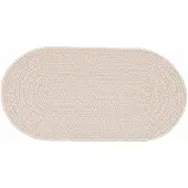 vidaXL Teppich ZIZUR Creme 150 x 80 cm Polypropylène