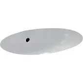 Laufen Birova lavabo encastré, par le bas, sans trou pour robinet, avec trop-plein, 530x405mm, H811 (405 mm, 530 mm)