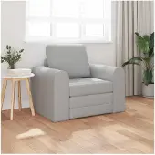 vidaXL Canapé-lit gris nuage 98 x 71 x 83 cm Tissu
