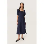 Soaked in luxury Robe 'SLEmine' bleu nuit