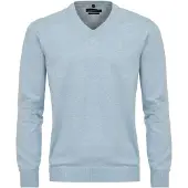 Casamoda Pull Col V Clair Bleu clair Bleu taille M