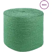 vidaXL Corde en Jute Vert Jute 100% Tossa