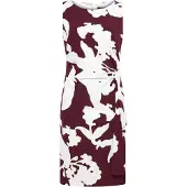 Vera Mont Robe lie de vin / blanc