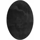 vidaXL Tapis ovales HUARTE Noir 120 x 170 cm