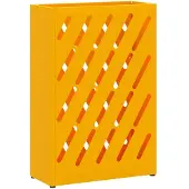 vidaXL Porte-parapluie jaune moutarde 28 x 12 x 41 cm Acier