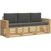 vidaXL Ensembles de canapés en bois massif d'acacia