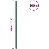 vidaXL Membrane anti-mauvaises herbes vert 4x100 m PP