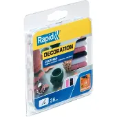 Rapid 312331 Bâtons de colle colorée pailletée 7 mm