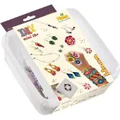 Ginza.se Mini Pegboards In Bucket Jewelry (385404) Craft Kit Beige