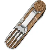 CIVIVI Partake C24032C-2, Stainless Steel, Brown Aluminum, couverts outdoor