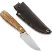 Brisa Couteau de cou Necker 70 Scandi, Olive wood