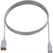 Bachmann Câble de raccordement pour appareils froids (3 m), Câble d'alimentation, Gris