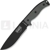 ESEE Model 6 Serrated 6S couteau de survie avec étui noir + clip ceinture