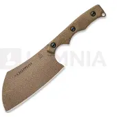 Tops knives El Chappito ECPTO-01 Coyote Tan 1095, Green Canvas Micarta, couteau fixe, Leo Espinoza design