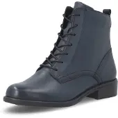 Remonte Bottines à lacets bleu foncé