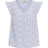 Cream Chemisier 'CRAmmeli' bleu-gris / blanc