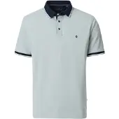 Casamoda Polo Piqué Contrast Vert Clair